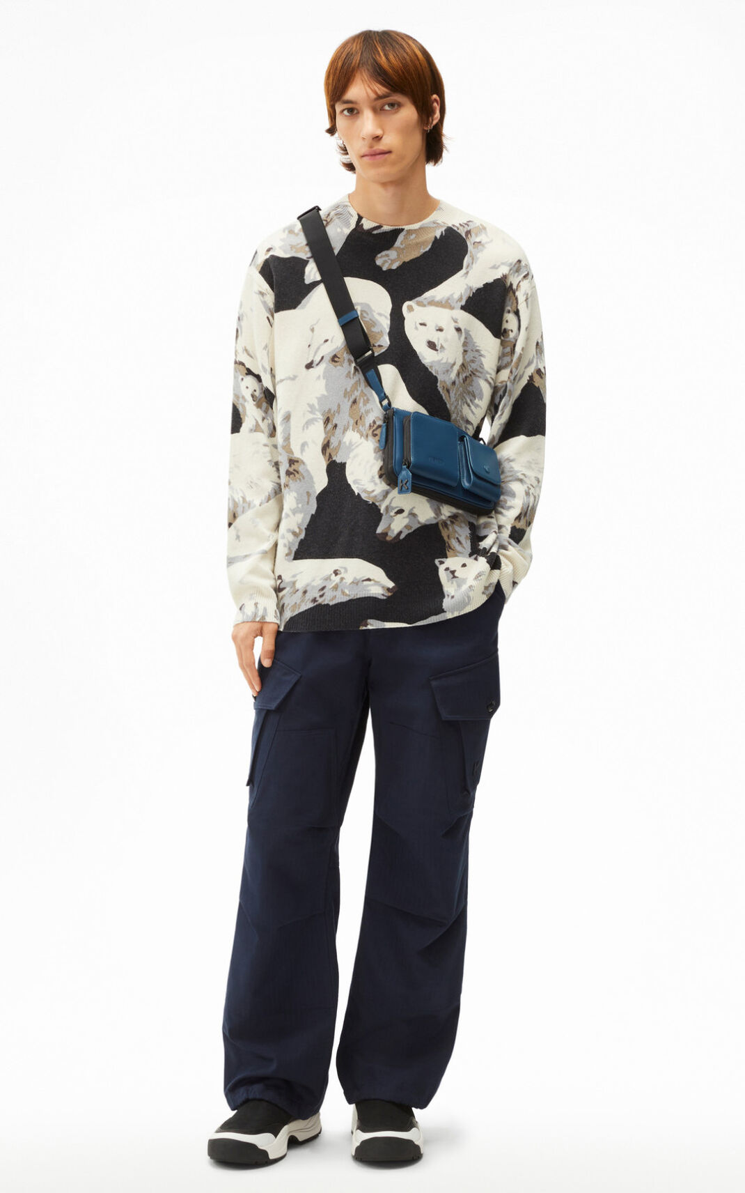 Jerseys Kenzo The Invierno Capsule Polar Bear Hombre Negras - SKU.7807991